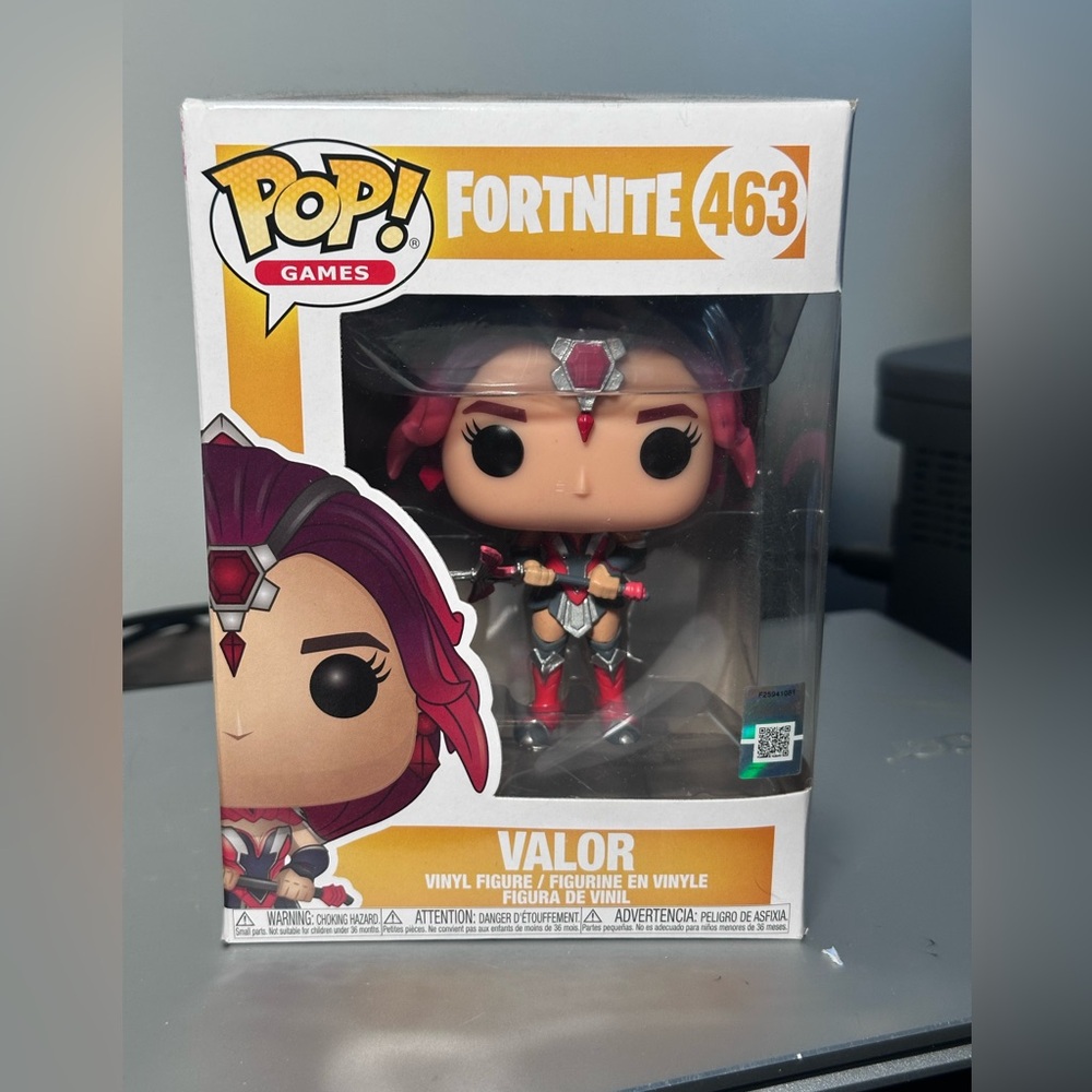 Funko Pop! Games Fortnite Valor #463 Vinyl‎ Figure In Box